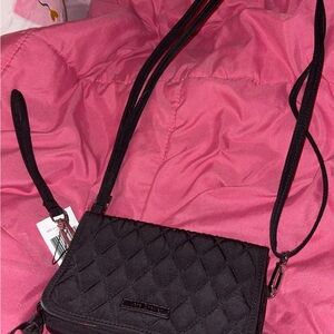 Vera Bradley Black Quilted Crossbody Bag